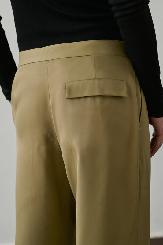 Pantalon Jessie - Sauge - Viscose - Femme