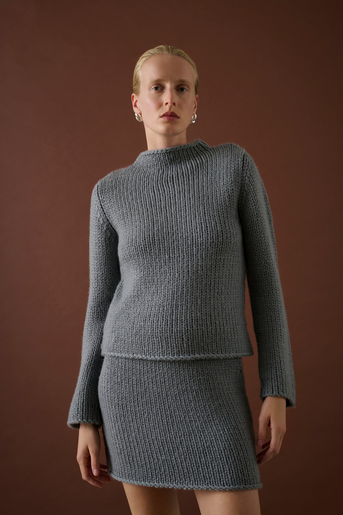 Jupe Johan - Tonnerre - Laine - Femme