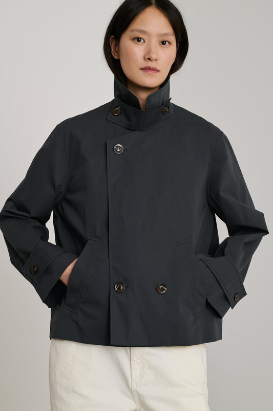 Manteau Donovan - Gris Anthracite - Coton - Femme