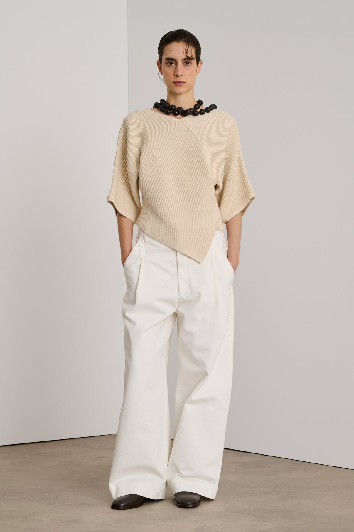 Pull Essaouira - Écru - Coton - Femme vue 5