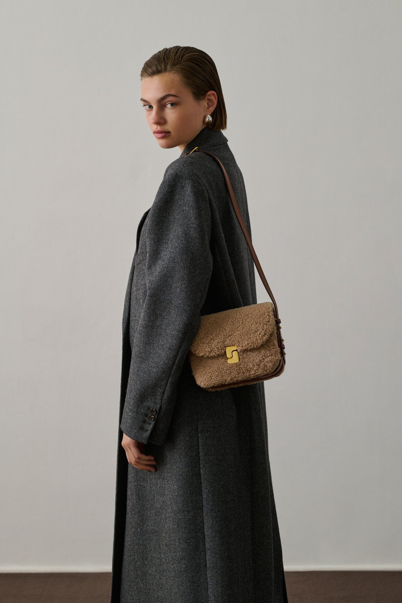 Sac Bellissima Mini - Sable/Noisette - Cuir - Femme