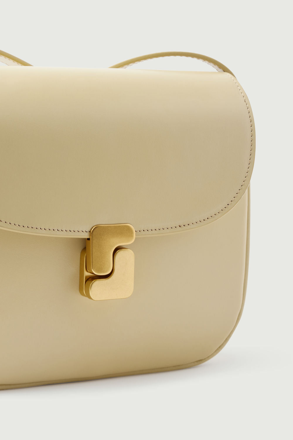 Sac Bellissima Mini - Jaune Pâle - Cuir - Femme